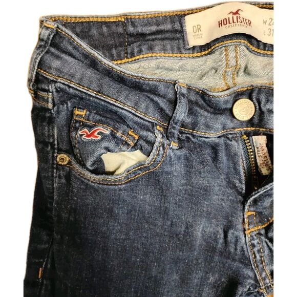 Hollister Women's 24x31 Super Skinny Denim Jeans Y2K Boho - Picture 2 of 7